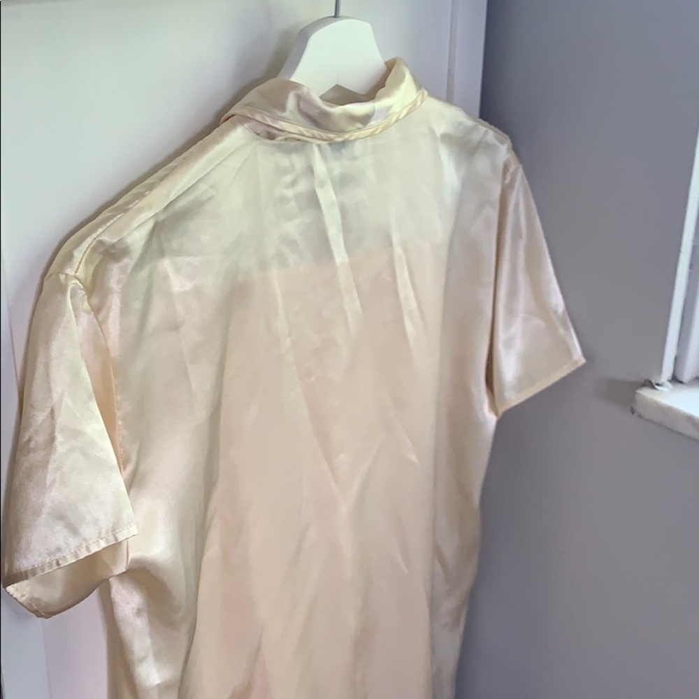 Vintage Yellow Satin Pajama Set! - Picture 7 of 8